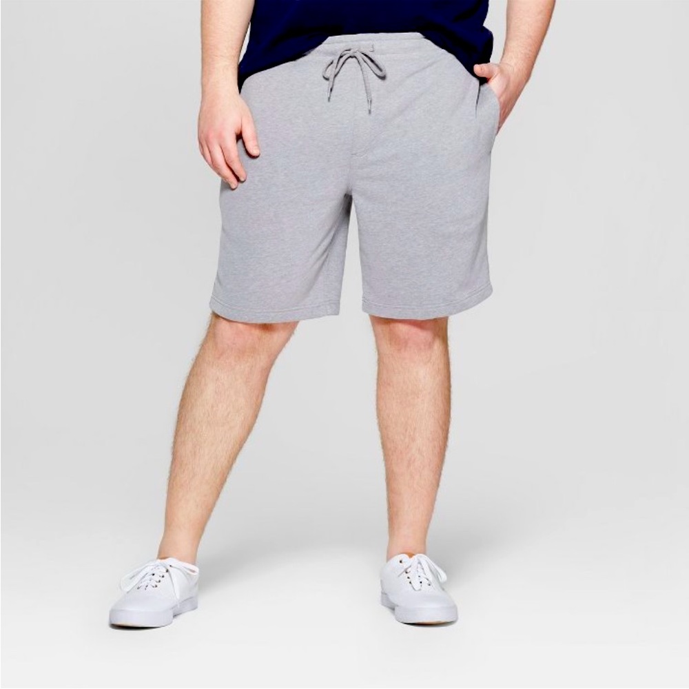 NWT Mens 8.5” Regular Fit Ultra Soft Fleece Pull-On Shorts by Goodfellow & Co
